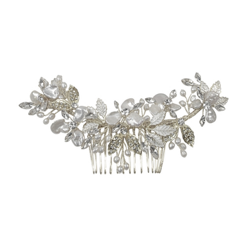 Bejewelled Pearl Treasure Hair Comb
