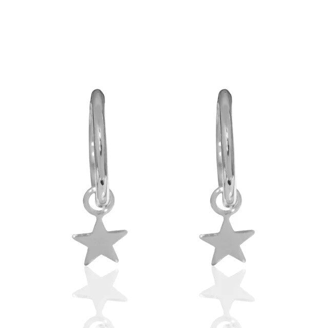 Jo Harpur - My Baby Stars Silver earrings