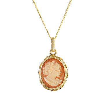 9ct Gold Cameo Necklace