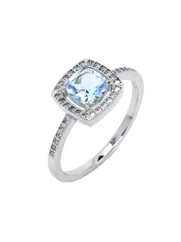 Silver Topaz Ring