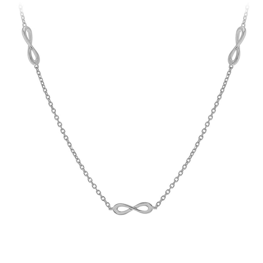 Sterling Silver Infinity Necklace