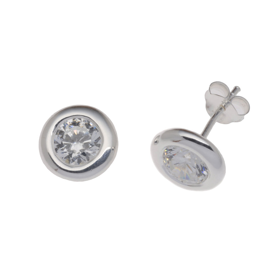 Sterling Silver Cubic Zirconia Stud