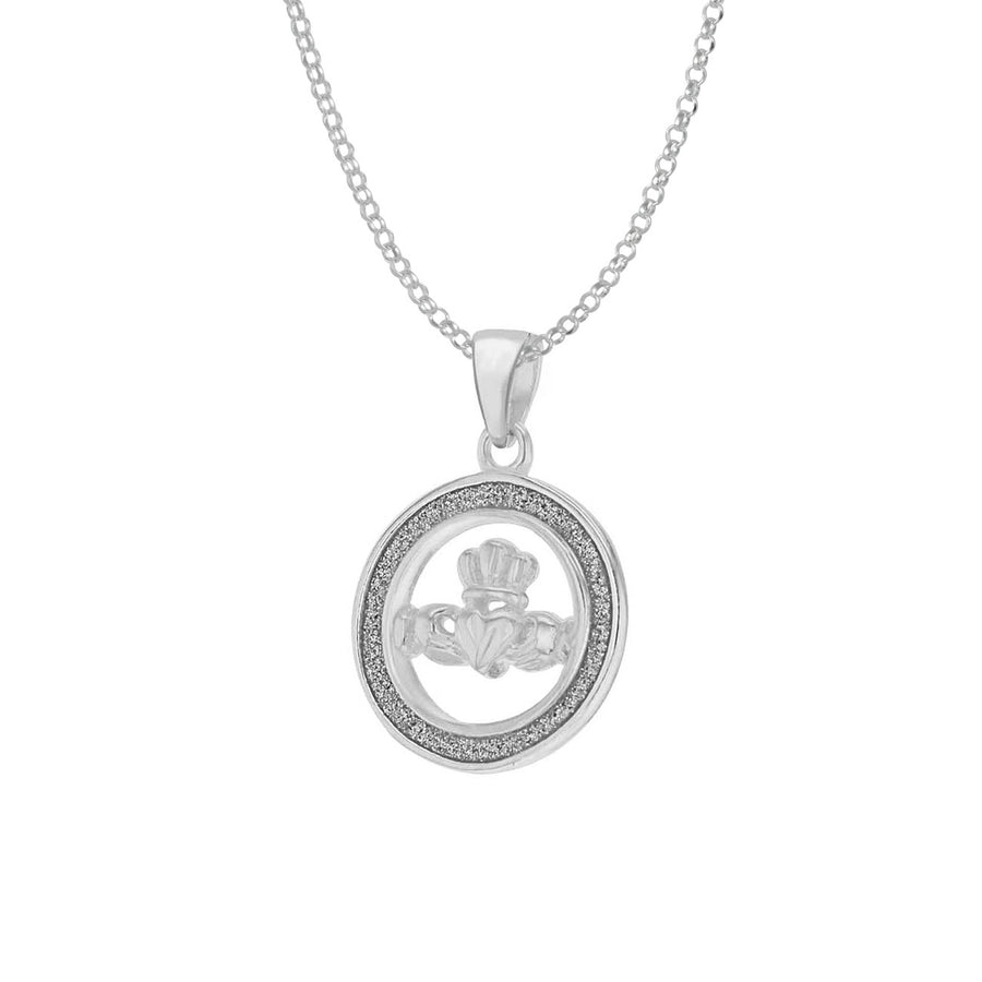 Sterling Silver Claddagh Pendant
