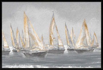 Wall Art - Golden Sails