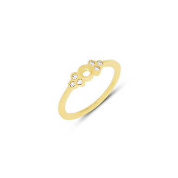 Melano Jewelry - Twisted Thera Crystal Ring