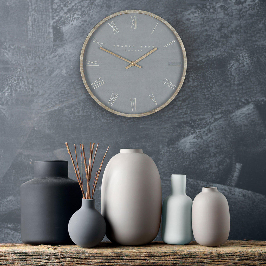 Nordic Wall Clock - Cement