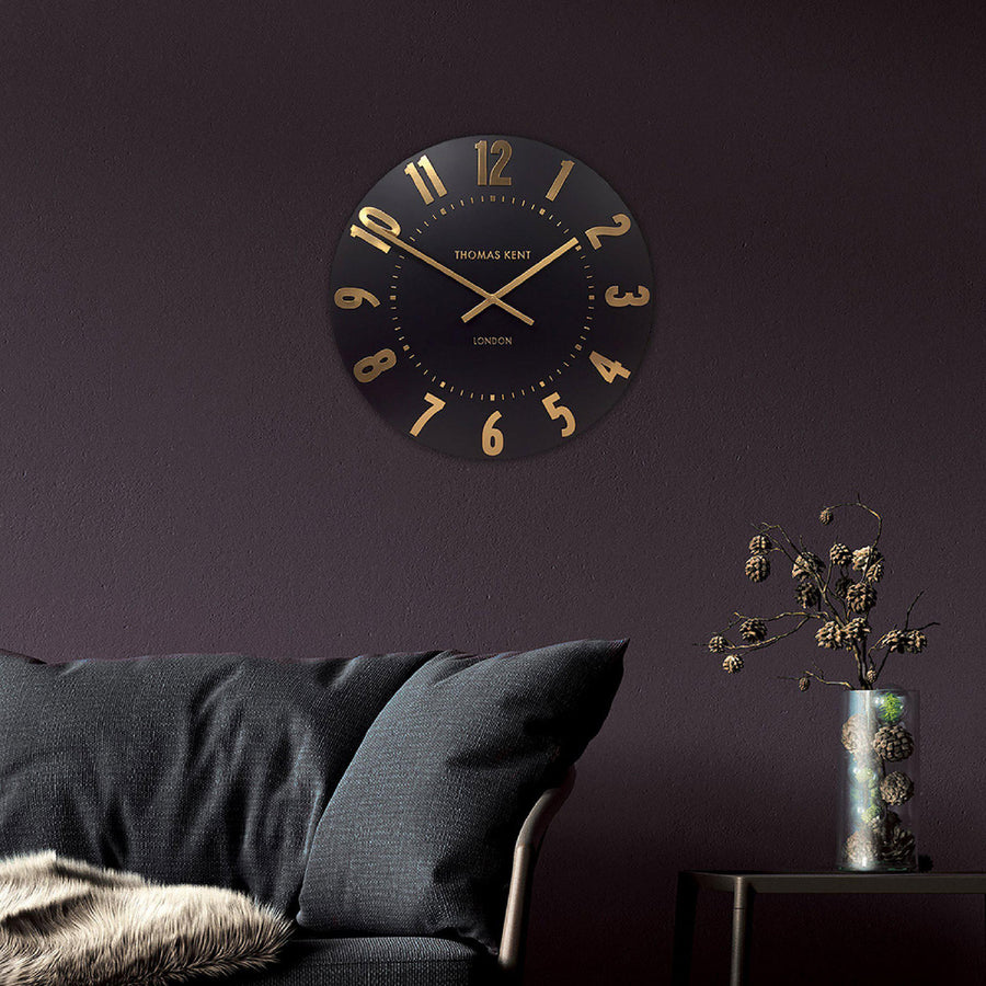 Mulberry Large Wall Clock - Onyx