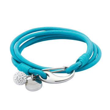 Unique & Co - Ladies Turquoise Leather Bracelet
