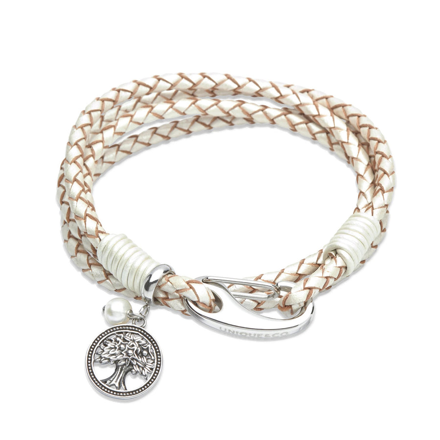 Unique & Co - Ladies Pearl Leather Bracelet