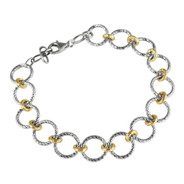 Fraboso - Linked Circles Bracelet Yellow