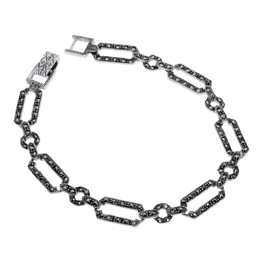 Marcasite Open Link Bracelet