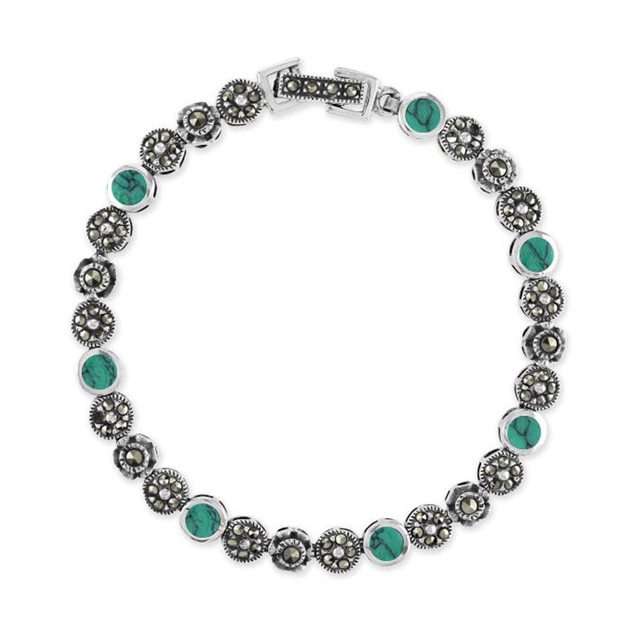 Marcasite Turquoise Bracelet