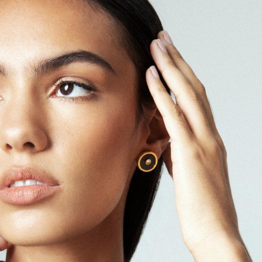 Knight & Day - Onyx Earrings
