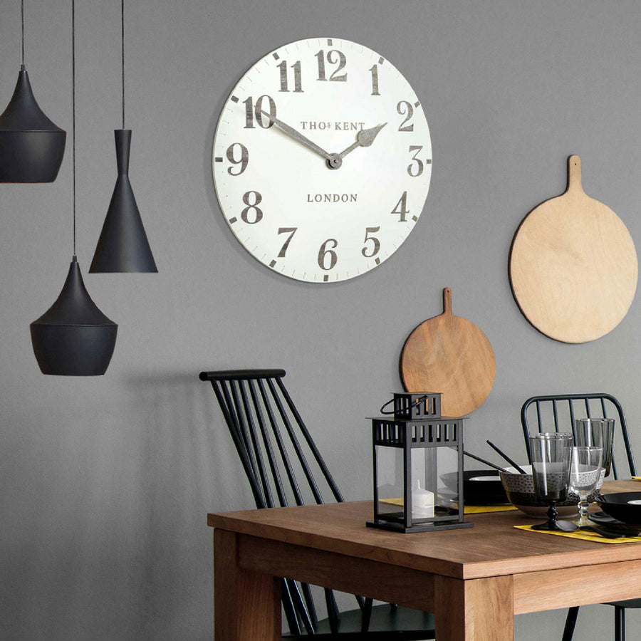 Arabic Wall Clock - Limestone