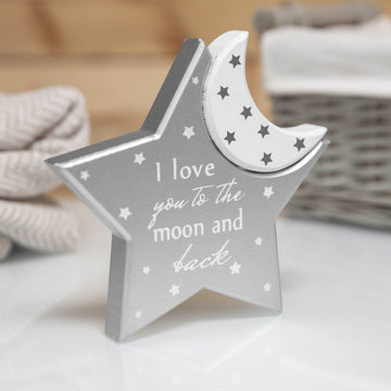 Moon & Star Plaque