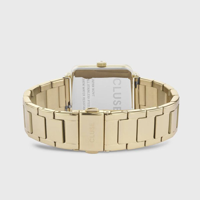 Cluse - La Tétragone Steel White Pearl, Gold Colour