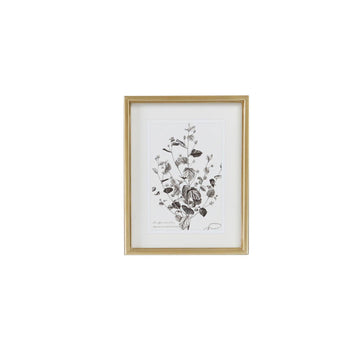 Wall Art - Floral Sketch Drawing III