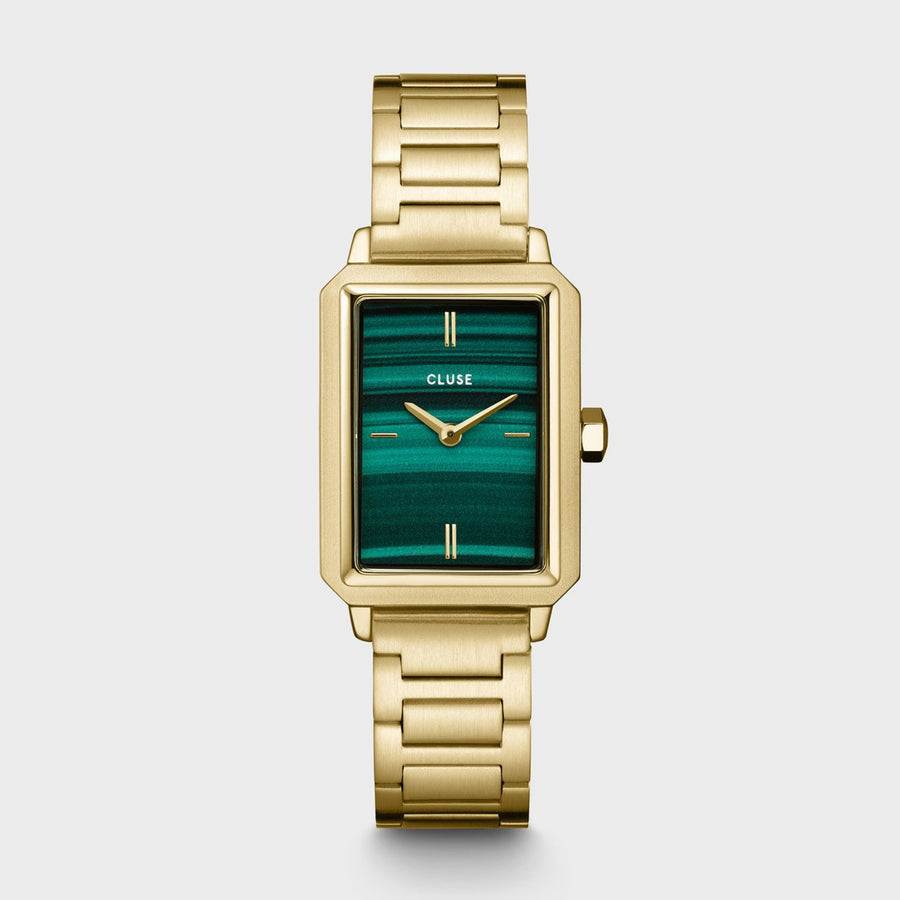 Cluse - Fluette Steel Green, Gold Colour