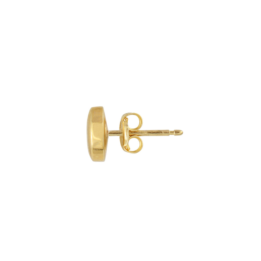 9ct Gold Button Stud Earrings