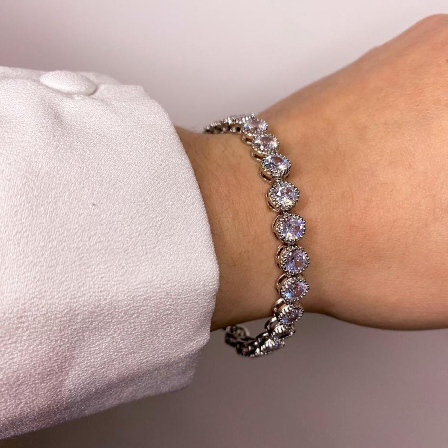 Knight & Day - Danna Silver Tennis Bracelet