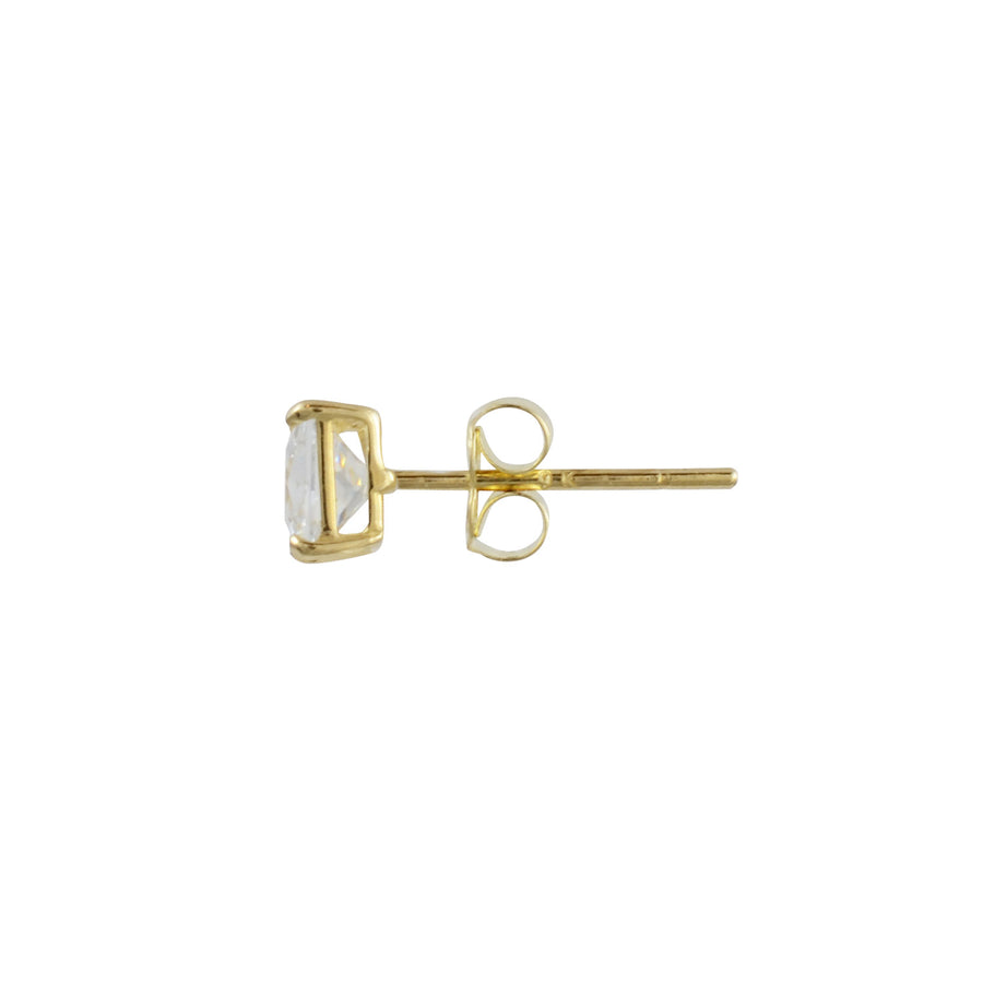 9ct Gold Cz Stud Earrings