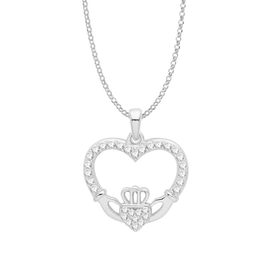 Sterling Silver Claddagh Pendant