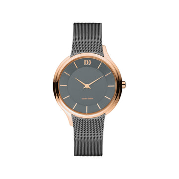 Danish Design - Ladies Rose Gold and Grey Watch