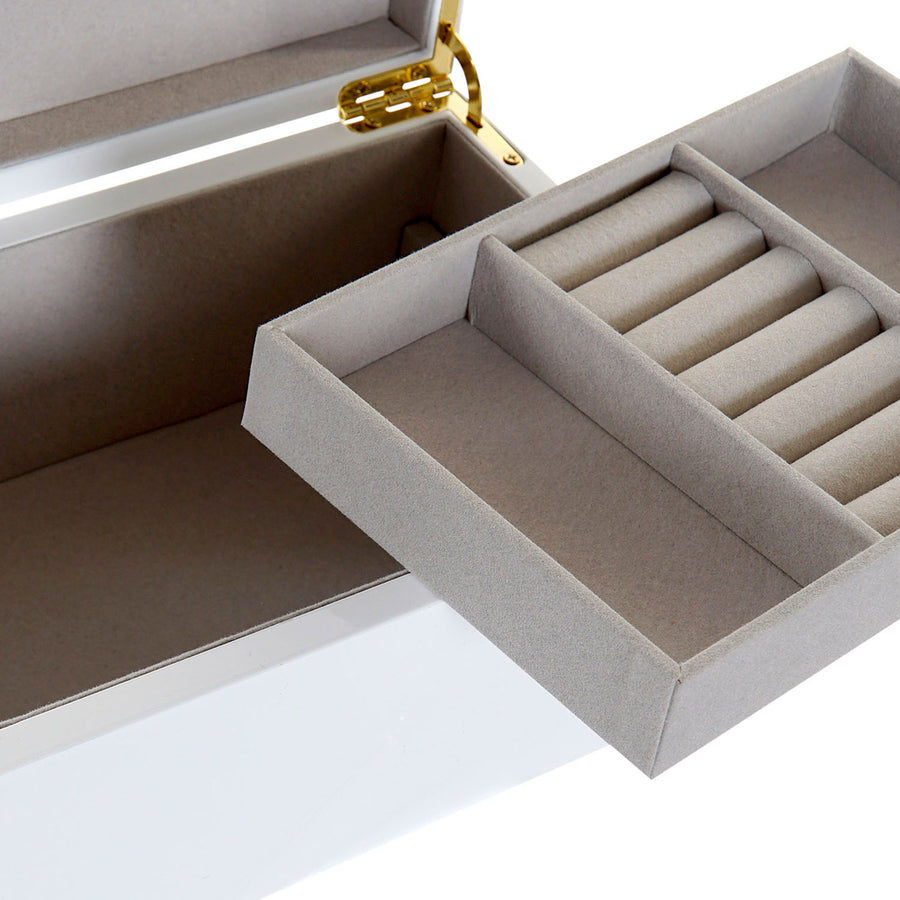White Jewellery Box