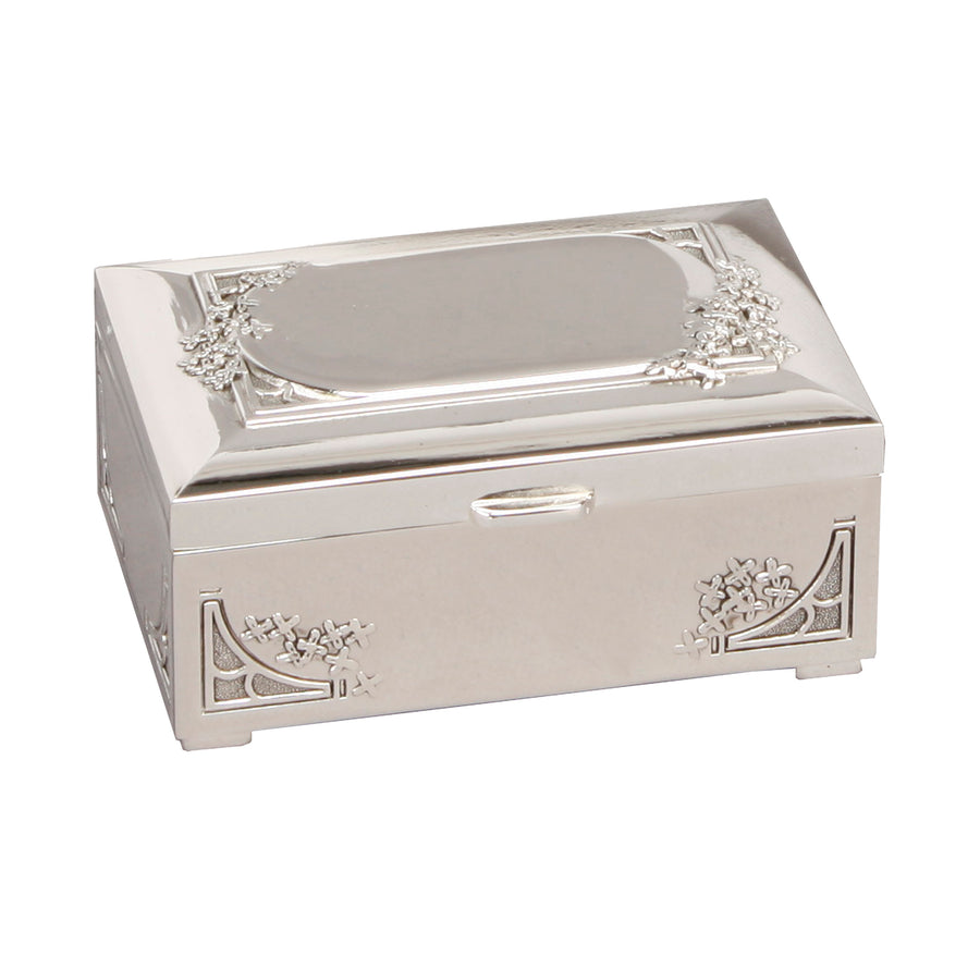 Silver Plated Jewellery Box