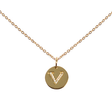 Jo Harpur - V Initial Necklace