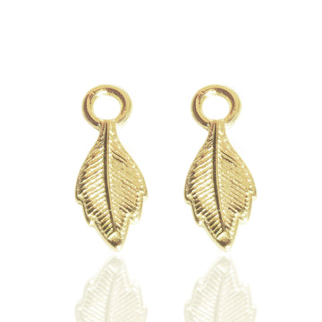 Jo Harpur - Gold Leaf Earring Charms
