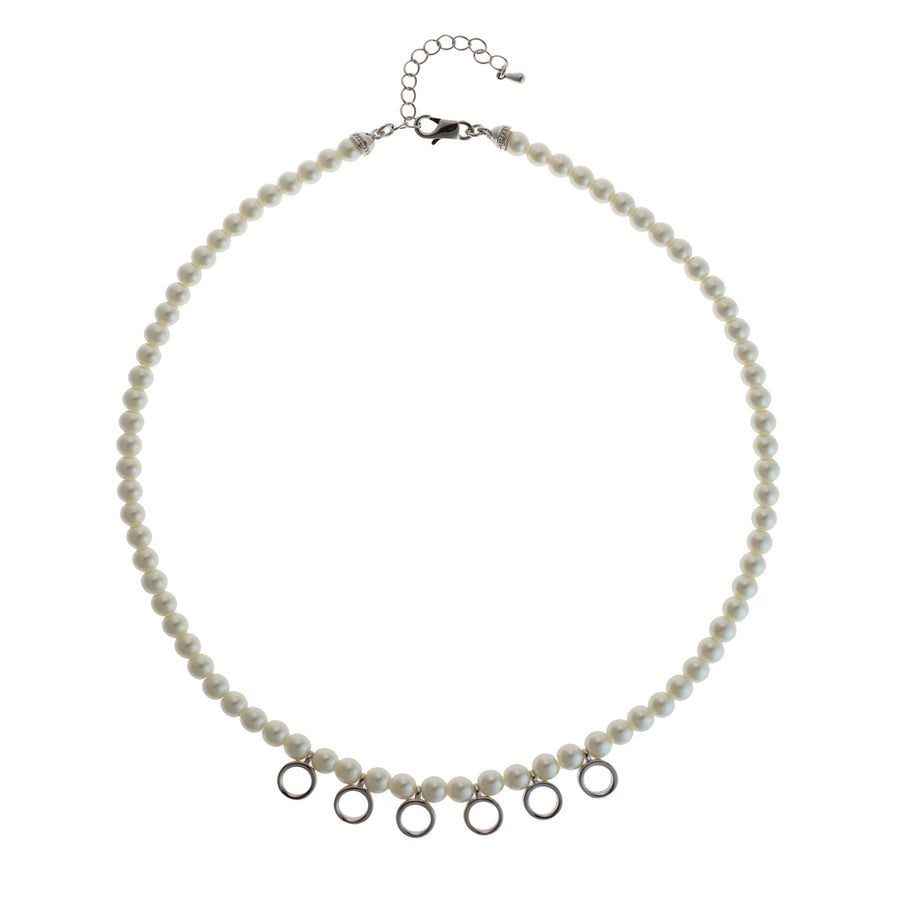 Knight & Day - Pearls & Circles Necklace