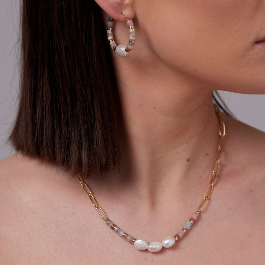 Knight & Day - Kylee Coral Tones Necklace