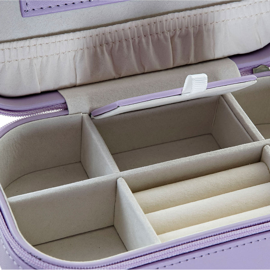 Lilac Travel Jewellery Box