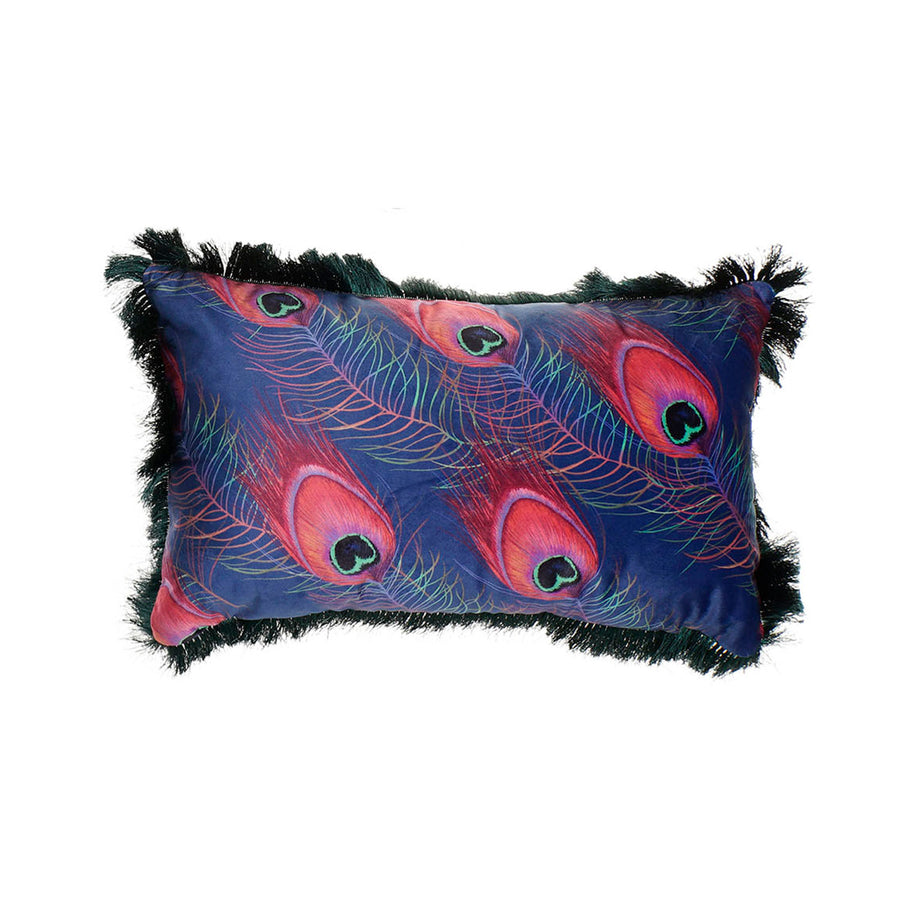 Peacock Feather Cushion