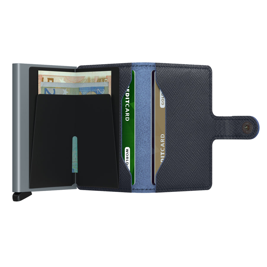 Secrid - Miniwallet Saffiano Navy