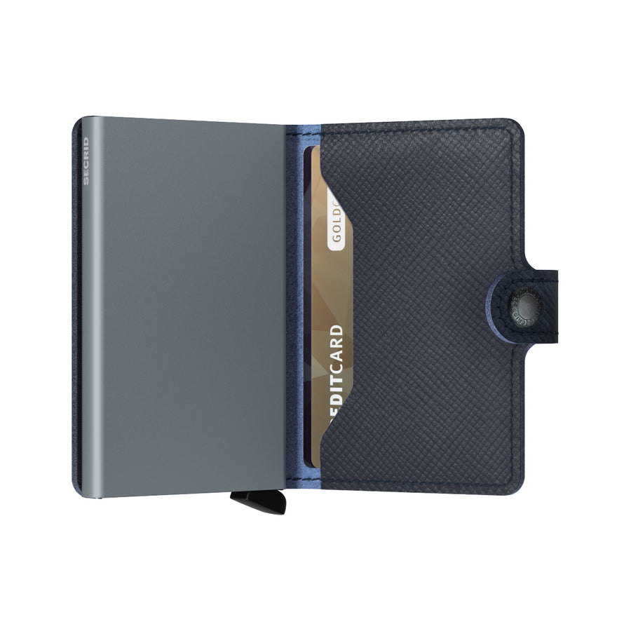 Secrid - Miniwallet Saffiano Navy