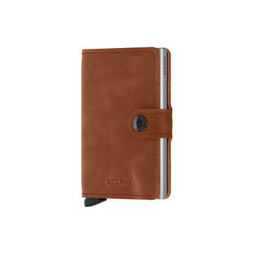 Secrid - Miniwallet Vintage Cognac-Silver
