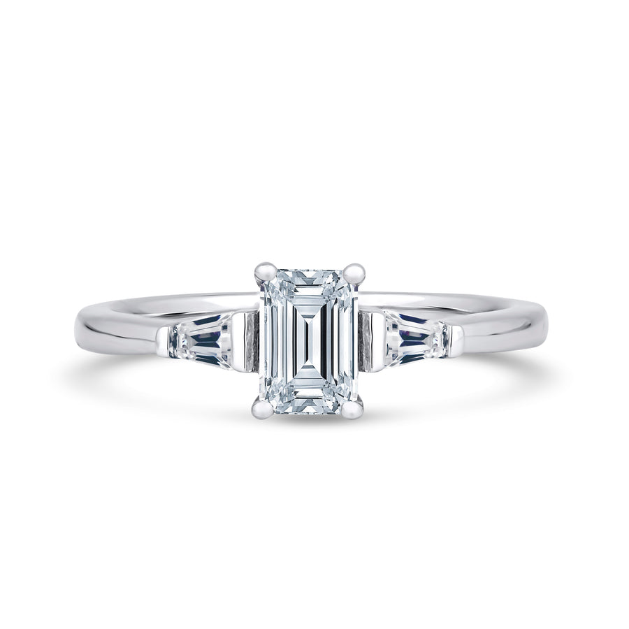 Emerald Cut Diamond Ring