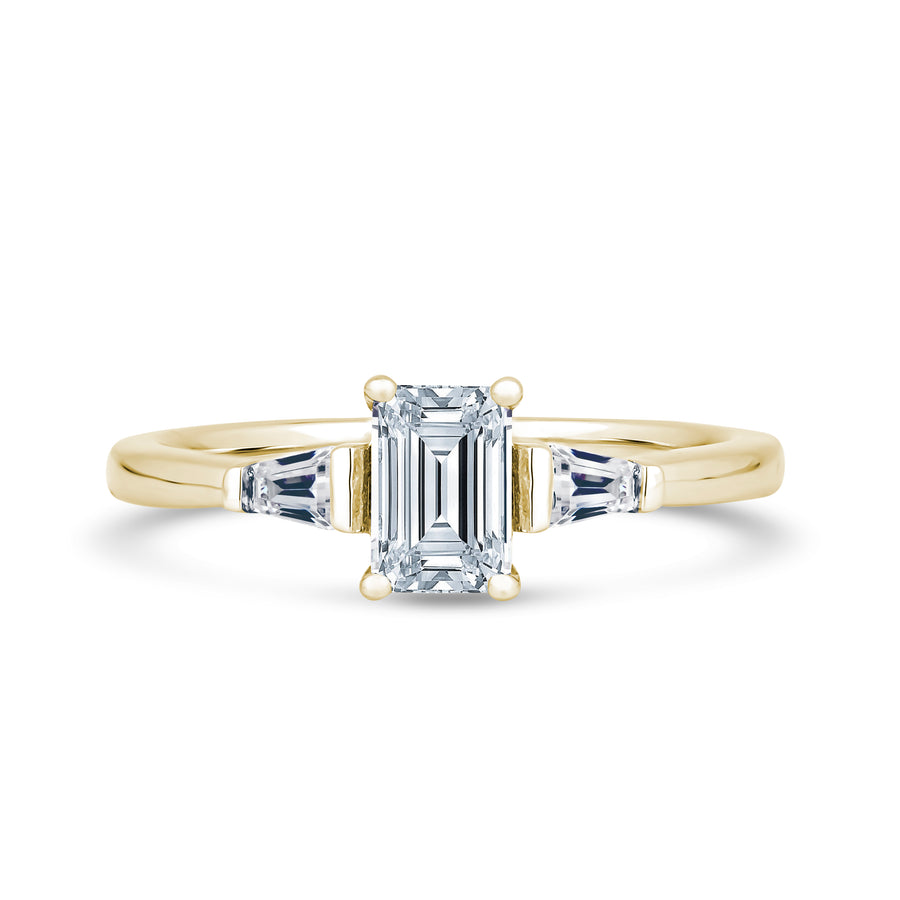 Emerald Cut Diamond Ring