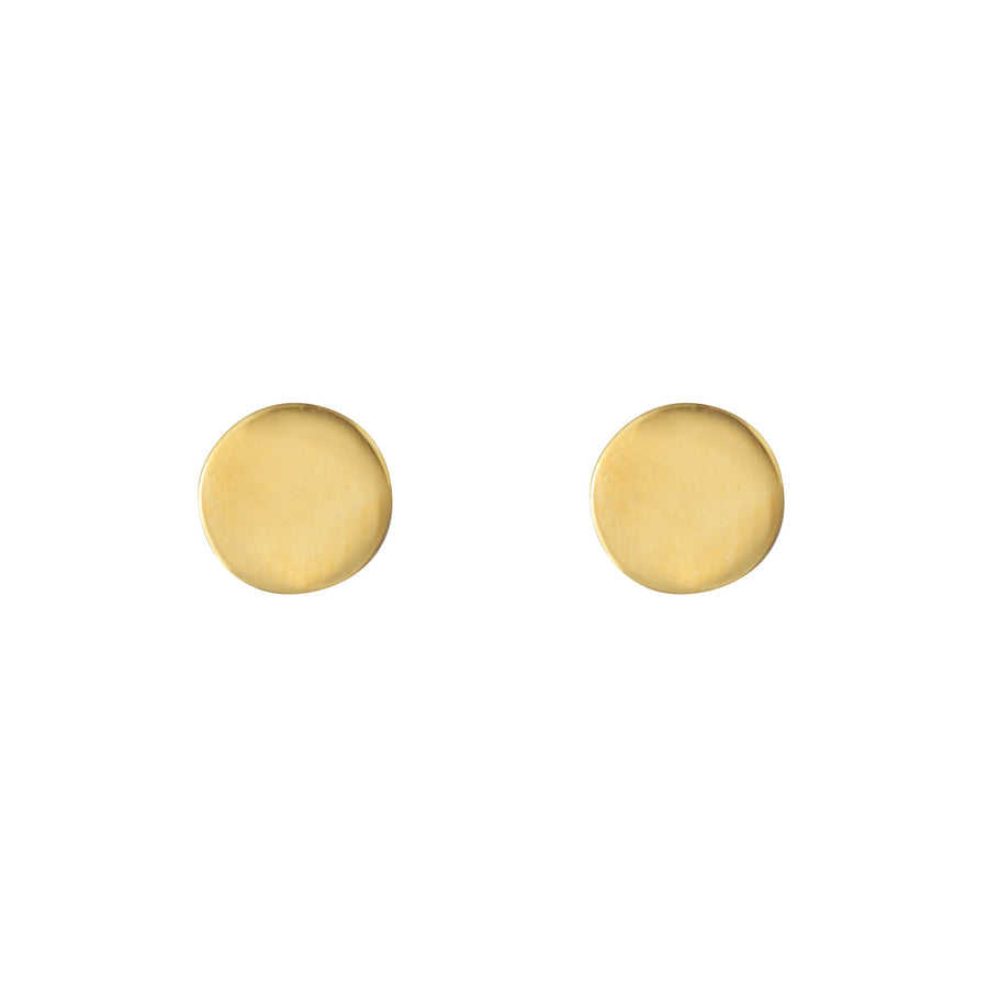 9ct Gold Disc Earrings