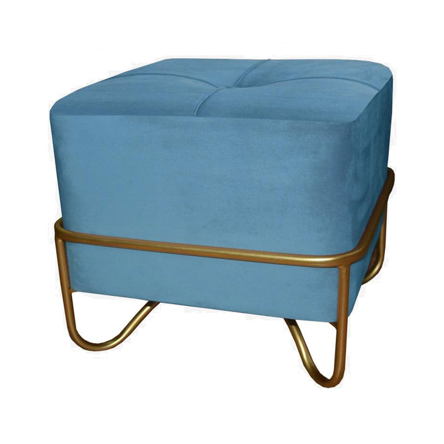Blue Footstool