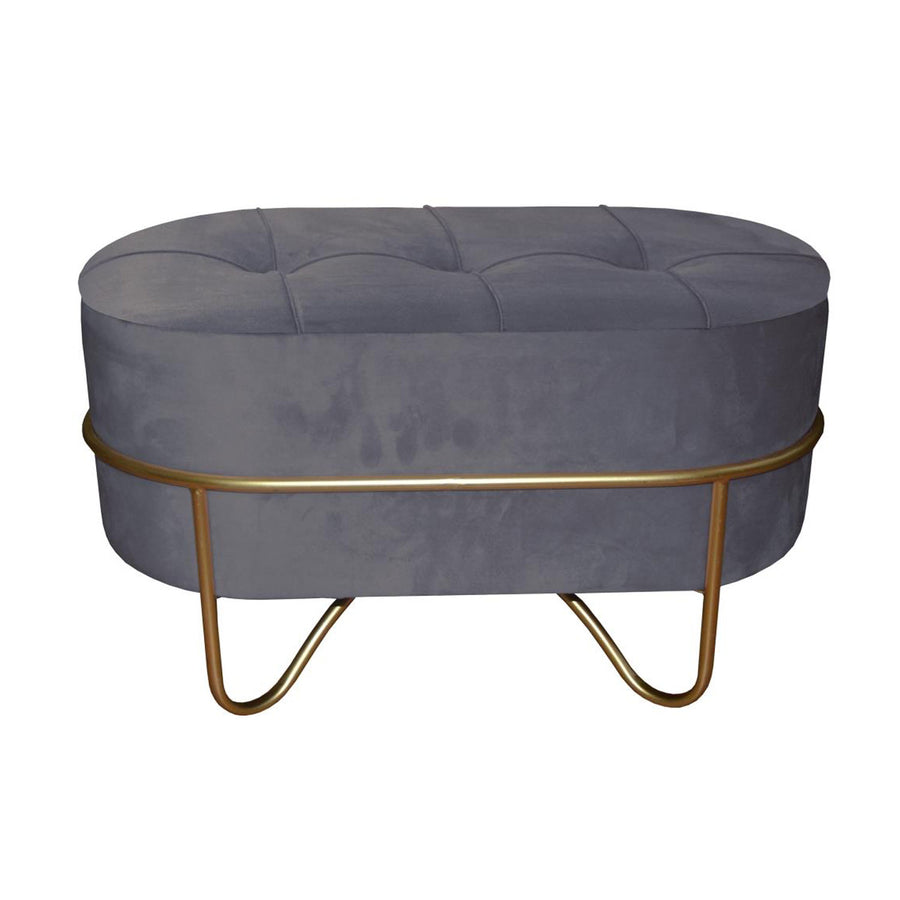 Grey Footstool