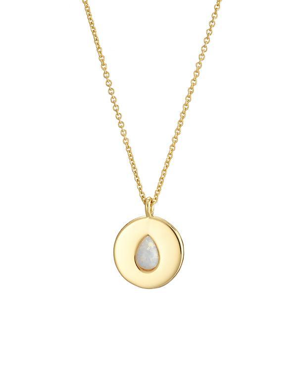 Mary-K - Gold Opal Necklace