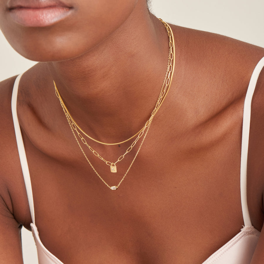 Ania Haie - Gold Snake Chain Necklace