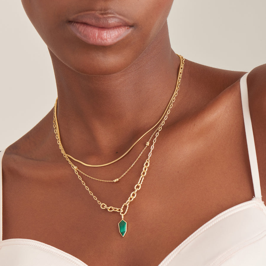 Ania Haie - Gold Snake Chain Necklace