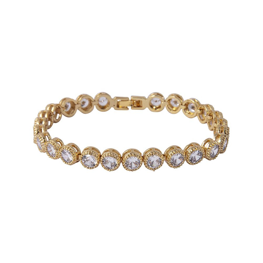Knight & Day - Danna Gold Tennis Bracelet