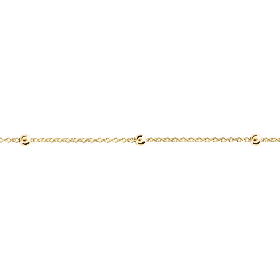 Silver Gold Plated Fine Trace and Ball Chain