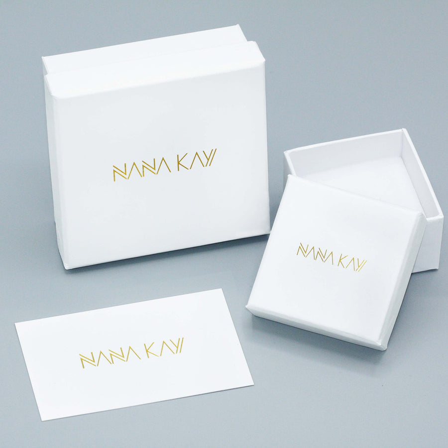 Nana Kay - Two Tone Drop Earrings