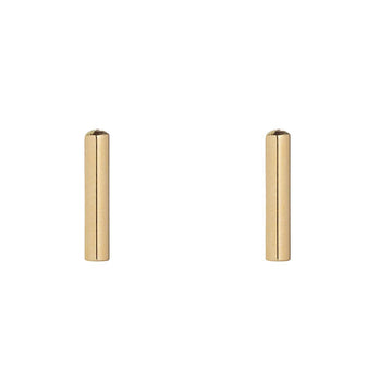 9ct Yellow Gold Bar Earrings